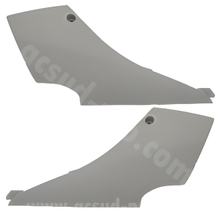 Unterbodenspoiler TNT Verkleidung Unterboden 2-teilig, weiß für Honda SH i 125 / 150 ccm Bj. 2005 - 2009