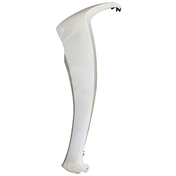 TNT front left side cover, white, 64303-K01-900ZH for Honda SH i 125/150 cc model year 2005 - 2013