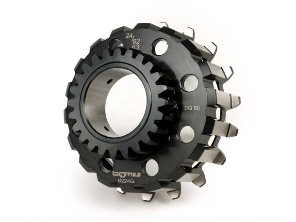 Pignone frizione BGM per Vespa Cosa2, PX (1995-), BGM Superstrong, Superstrong CR - (per ruota primaria 62/63 denti, dentata diritta)