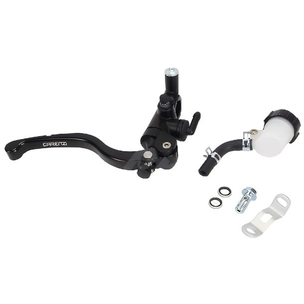 Carenzi CNC handbrake lever front right complete Ø 15x18mm universal brake