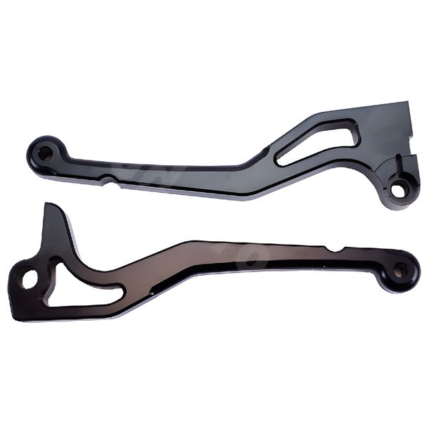 Carenzi CNC brake levers left & right, 2 pieces for MBK Stunt Booster Spirit, Yamaha Slider Mach G AC LC BWS NG Jog R Aerox Cat 50 cc