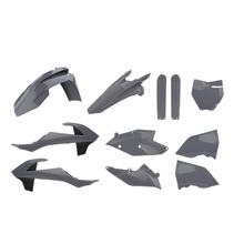 Bekledings- & Decoratieset Polisport Nardo Grijs / Stealth Deco voor KTM SX SX-F Racing 125 - 450 cc bouwjaar 2016 - 2019