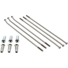 Speichenset RFX 17" Silber / Silber 36 Speichen für RFX Komplettrad