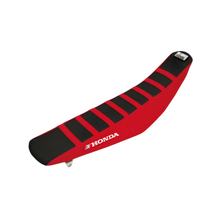 Zadelbekleding Blackbird Zebra zwart / rood voor Honda CRF R RE X XRL 250 / 450 ccm bouwjaar 2013 - 2017