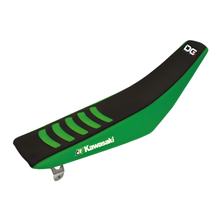 Pokrowiec na siedzenie Blackbird Double Grip 3 Czarny / Zielony dla Kawasaki KX 125 / 250 ccm Rok prod. 2003 - 2008