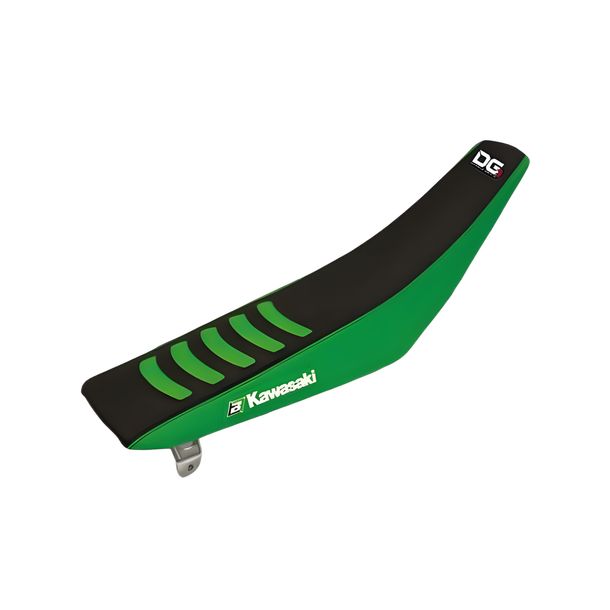 Zadelovertrek Blackbird Double Grip 3 Zwart / Groen voor Kawasaki KX F 250 / 450 cc Bouwjaar 2009 - 2012