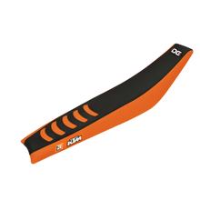 Pokrowiec na siedzenie Blackbird Double Grip 3 Schwarz / Orange dla KTM EXC Racing RACING SX SXC EGS 125 - 625 ccm Rok prod. 1998 - 2008