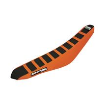 Housse de siège Blackbird Zebra Noir / Orange pour KTM SX SX-F Racing 125 - 450 ccm Année 2016 - 2019