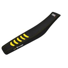 Sitzbezug Blackbird Double Grip 3 Schwarz / Gelb für Husqvarna FC FE FS TE TX 125 - 501 ccm Bj. 2015 - 2021