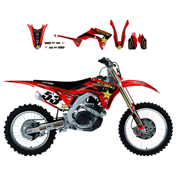 Dekorkit Blackbird Rockstar Energy für Honda CR R 125 / 250 ccm Bj. 2000 - 2007