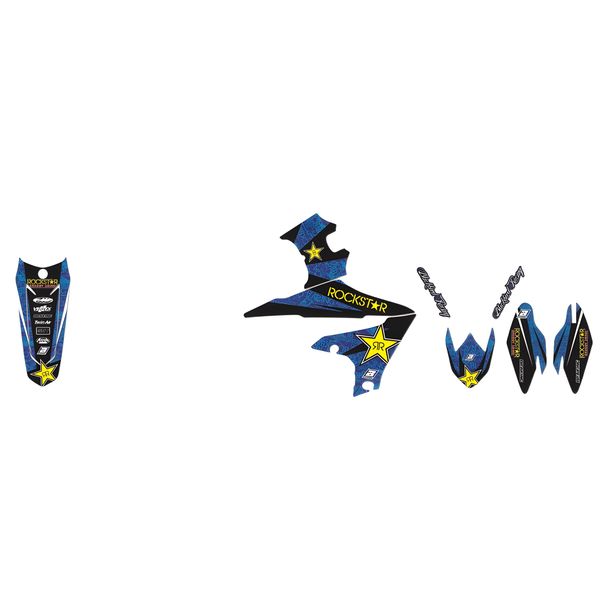 Dekorkit Blackbird Rockstar Energy für Yamaha YZ F 250 / 450 ccm Bj. 2018 - 2021