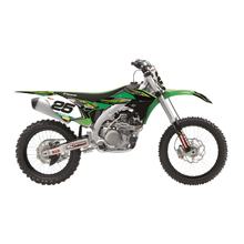 Dekorkit Blackbird Kawasaki Racing Team Replica 2017 für Kawasaki KX F 450 ccm Bj. 2016 - 2018