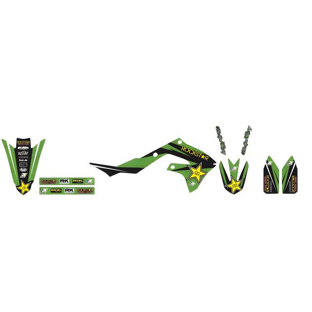Dekorkit Blackbird Rockstar Energy für Kawasaki KX F 250 / 450 ccm Bj. 2019 - 2023