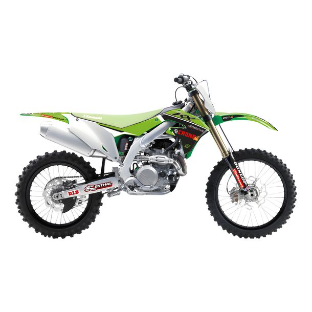 Dekorkit Blackbird Replica für Kawasaki KX F 250 / 450 ccm Bj. 2019 - 2023
