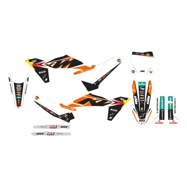 Aufkleber-Kit Blackbird Replica Trophy 2022 für KTM SX SX-F 125 - 450 ccm Bj. 2023 - 2024