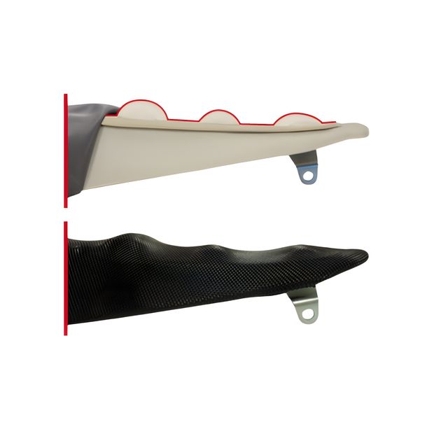 Sitzhöcker Blackbird Universal hochdichter Schaumstoff
