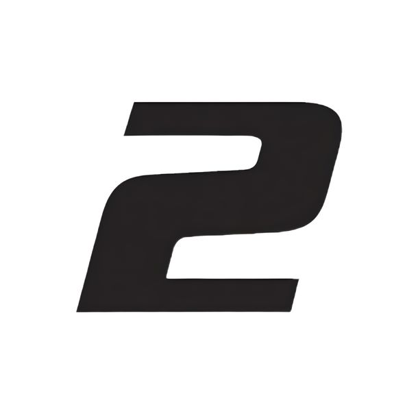 Race Number Blackbird 2 20x25cm schwarz
