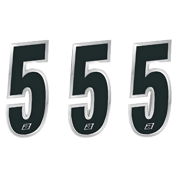 Racing Numbers Blackbird 15x7 cm leggero