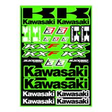 Sticker Kit BLAKCBIRD für Kawasaki KX F 60 - 500 ccm Bj. 1974 - 2024