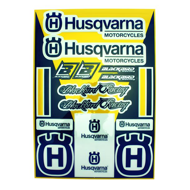Sticker Kit Blackbird für Husqvarna CR 2 FC 3 4 FE FS SM R SMS 2T TC TE 50 - 901 ccm
