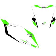 Dekorkit Stickers Blackbird voor Kawasaki KX F 250 / 450 ccm Baujaar 2009 - 2012