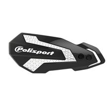 Handschutz Polisport MX Flow schwarz / weiß für universelle Lenker