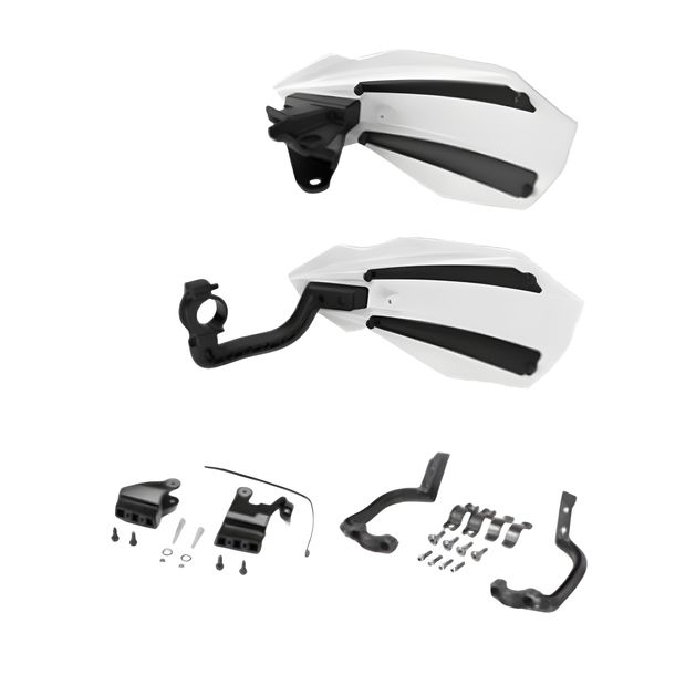 Protège-mains Polisport MX Bullit noir pour Husqvarna FC FE TC TE, KTM EXC Sixdays i.e. EXC-F SX SX-F 125 - 511 cm³ Année de construction 2013 - 2024