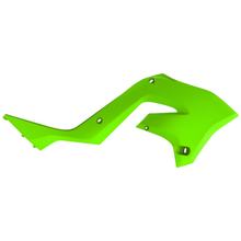 Kryty chladiče Polisport Lime Green OEM pro Kawasaki KX 125 / 250 ccm Bj. 2003 - 2008