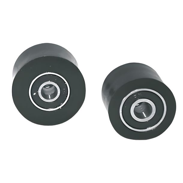 Rullo catena in gomma 42mm, composto plastico ad alta resistenza