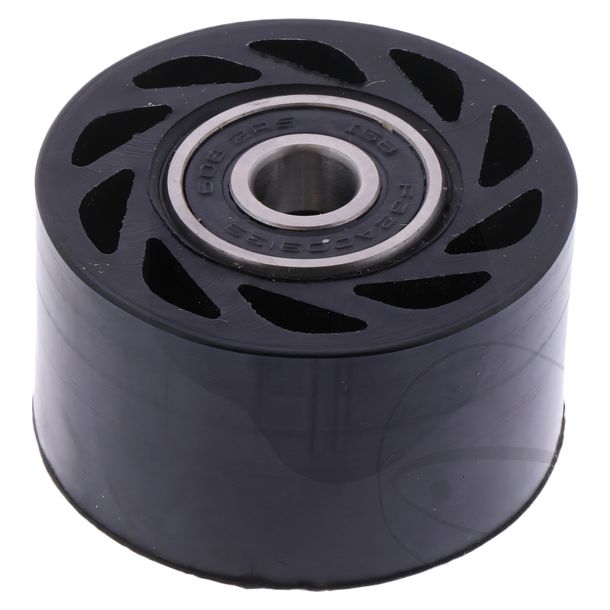 Chain roller Polisport 42mm with groove ball bearing black universal