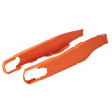 Swingarm Protector Polisport orange for KTM EXC Sixdays EXC-F SX SMR SX-F, Husqvarna TC 125 - 501 ccm Yr. 2013 - 2023