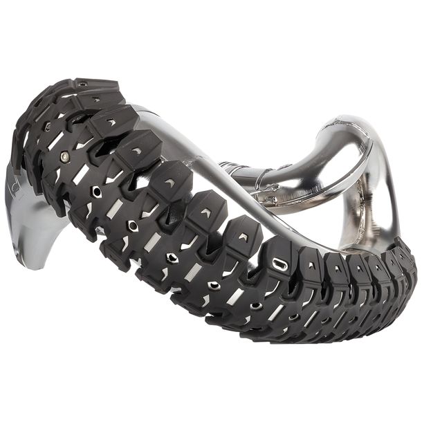 Protezione Scarico Polisport Armadillo nero Acciaio Inox Elastomer per Gas EC 2 MC, Honda CR R Husqvarna TC TE KTM Duke 50 - 1290 ccm Anno 1971 - 2024