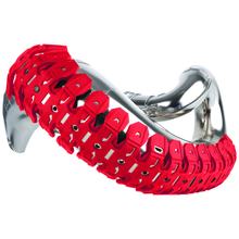 Auspuffschutz Polisport Armadillo rot Edelstahl Elastomer für Gas EC 2 MC F, Honda CR R Husqvarna TC TE 50 - 1290 ccm Bj. 1971 - 2024