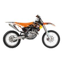 Sticker set Blackbird Replica Trophy 22 incl. zadelhoes voor KTM EXC Sixdays EXC-F 125 - 350 cc bouwjaar 2014 - 2016
