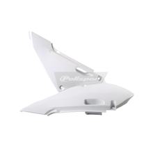 Côtés Polisport OEM Couleur Blanc pour Kawasaki KLX KX 65 / 110 ccm Année 2000 - 2021