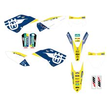 Dekorkit Blackbird Replica Trophy 2021 compleet met zitovertrek voor Husqvarna FE TE 125 - 501 cc Bj. 2014 - 2016