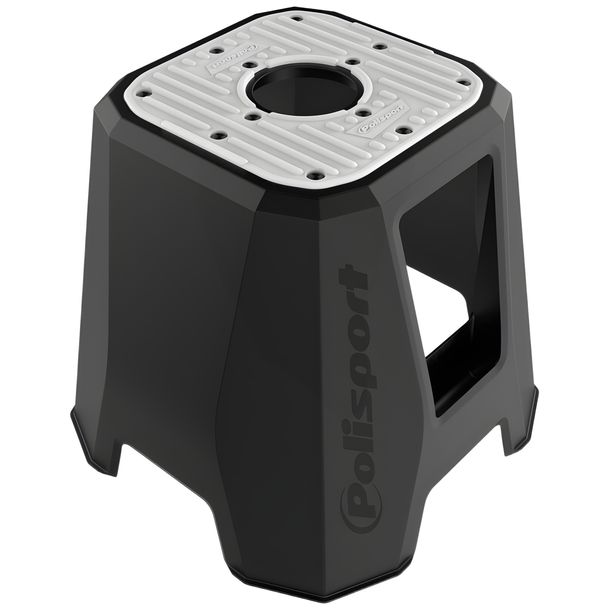 Supporto per moto Polisport Track Stand 420mm nero / grigio Gomma per Aprilia Climber 2 MX 2, BMW G 4 X Beta Alp Evo Factory SS Junior Senior Minitrial