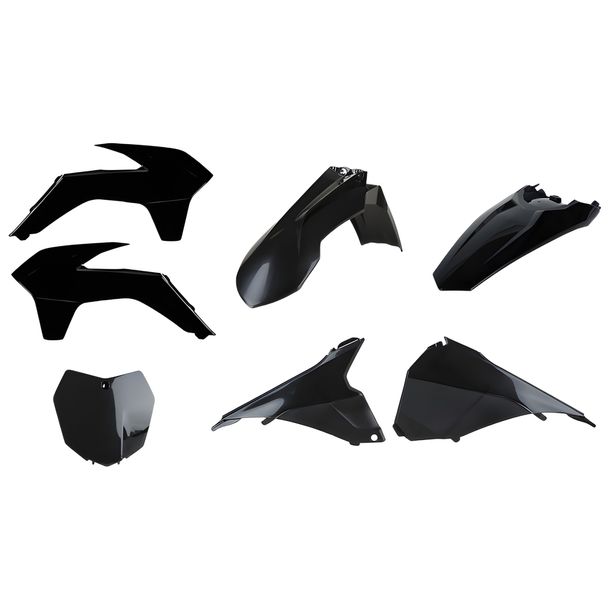 Verkleidungskit Polisport Schwarz für KTM SX SX-F Racing 125 - 450 ccm Bj. 2013 - 2015