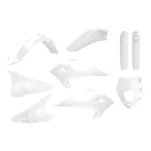Kit de carénage Polisport Blanc pour Gas EC Racing E, Rieju MR 200 - 300 ccm Année 2018 - 2022