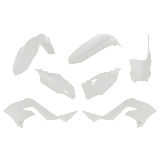 Verkleidungskit Polisport Restyle Weiß für Kawasaki KX 125 / 250 ccm Bj. 2003 - 2008