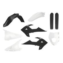 Verkleidungskit Polisport schwarz / weiß für Gas EC Racing E, Rieju MR 200 - 300 ccm Bj. 2018 - 2022