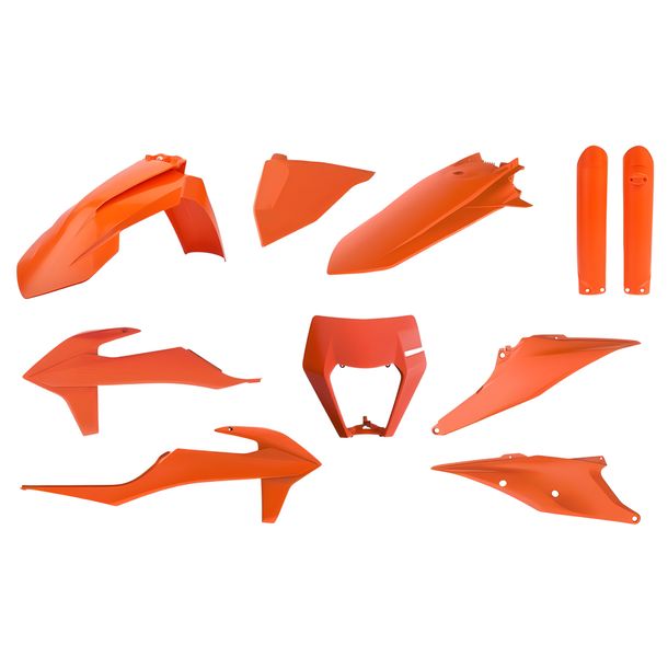 Kit de carénage Polisport Orange pour KTM EXC Sixdays EXC-F 150 - 500 cm³ Année de fabrication 2018 - 2023