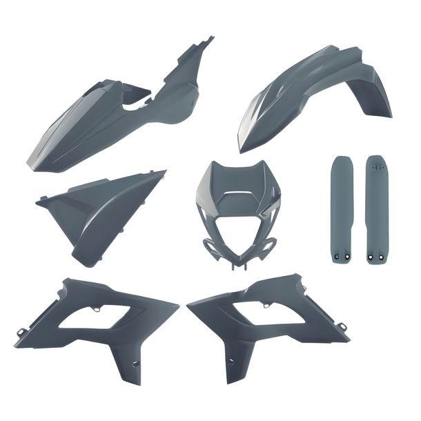Kit carenatura Polisport Grigio per Beta RR Enduro Racing EFI 250 - 430 ccm Anno 2018 - 2019