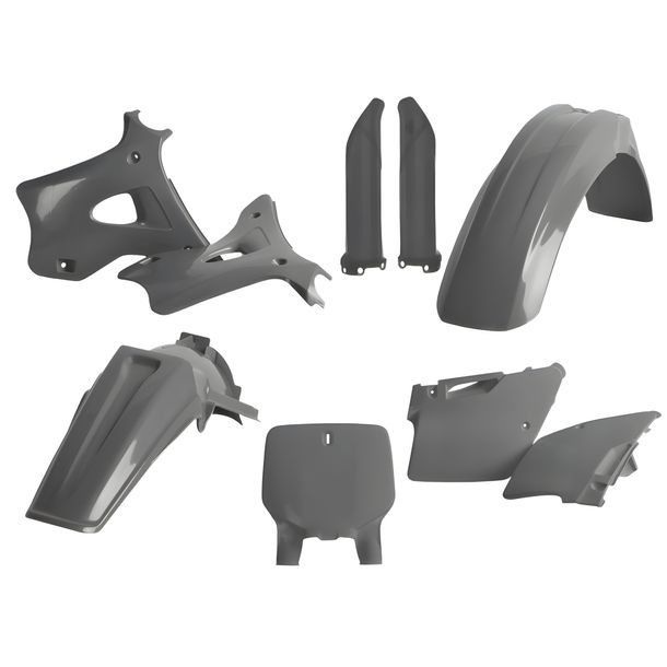 Kit carenatura Polisport grigio per Kawasaki KX 125 / 250 ccm Anno di fabbricazione 1996 - 1998