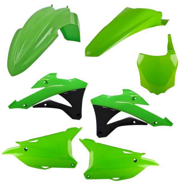 Kit de carenado Polisport color original para Kawasaki KX 85 ccm Año 2022 - 2024