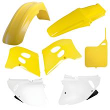 Kit carénage Polisport couleur d'origine pour Kawasaki KLX, Suzuki RM 110 - 250 cm³ Année de fabrication 1993 - 2020