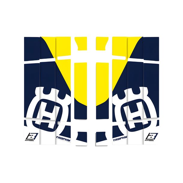 Kit decorativo carena radiatore Blackbird Replica Team Trophy 2019 per Husqvarna FC FE 250 - 501 ccm Anno 2019 - 2023
