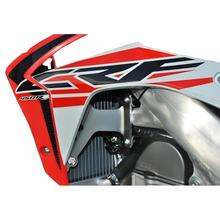 Kühlergrill AXP Aluminium 4mm, rot, 12mm Durchmesser für Honda CRF R RE X XRL 450 ccm Bj. 2015 - 2016