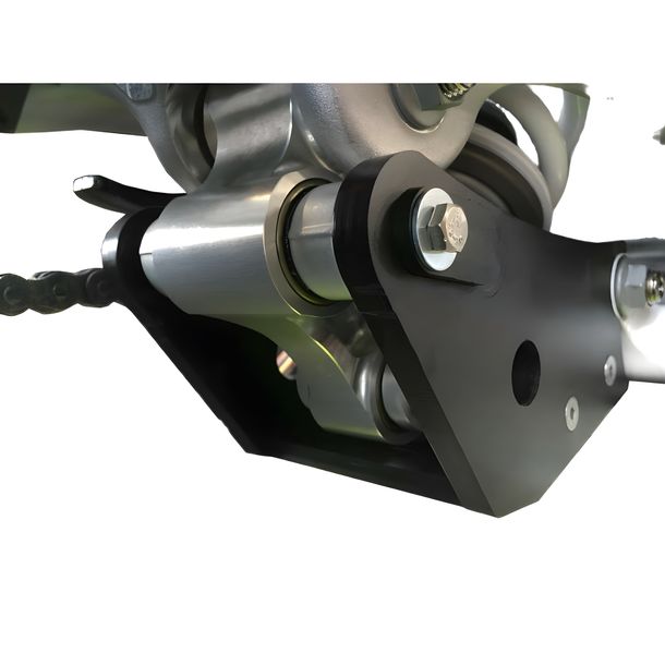 Protector de Bieletas AXP HDPE negro 10mm CNC para KTM SX SX-F 125 / 250 ccm Año. 2014 - 2018