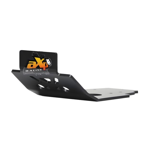 Motorbescherming / Glijplaat AXP HDPE 6mm zwart voor Honda CRF R RX 250 / 450 ccm Baujaar 2021 - 2024